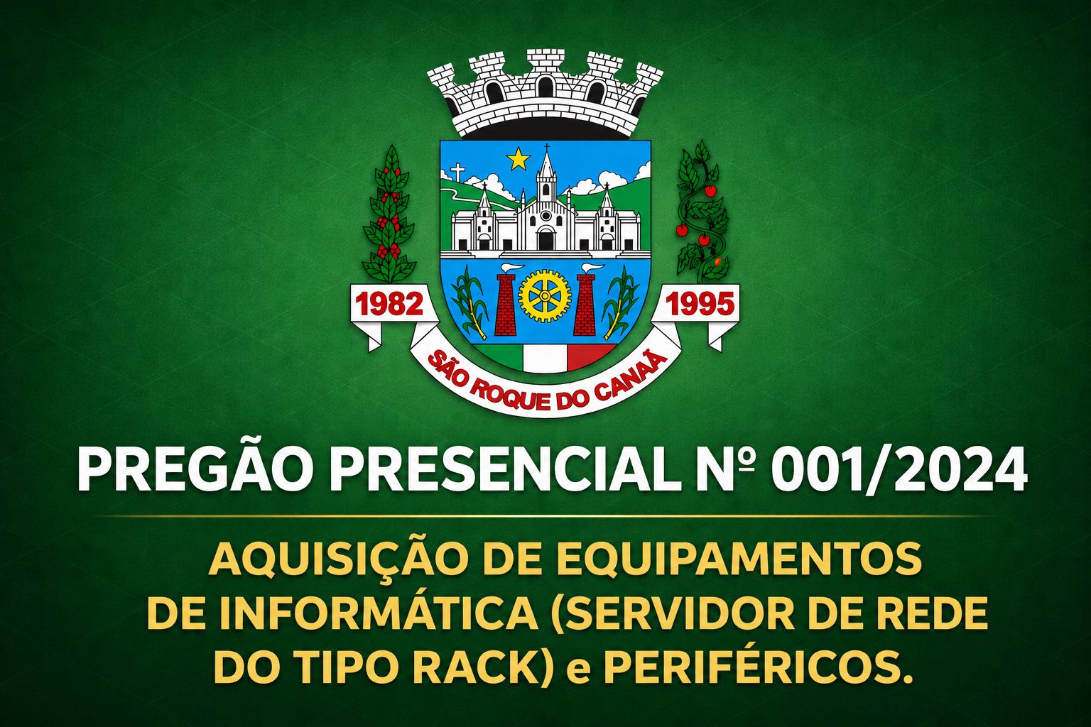 Edital de Licitação - Pregão Presencial Nº. 01/2024